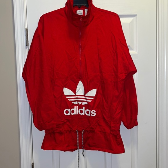 adidas Other - ⭐️Retro Adidas quarter zip wind breaker jacket